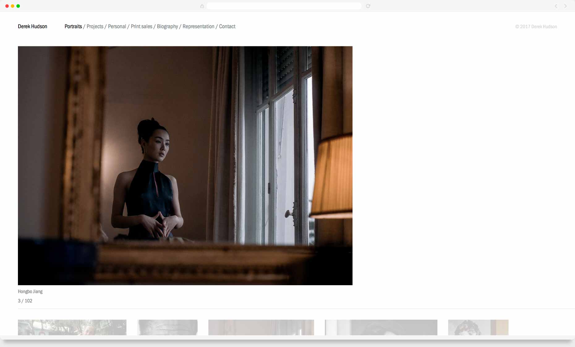 Website Design & Development - Derek Hudson, Berlin
