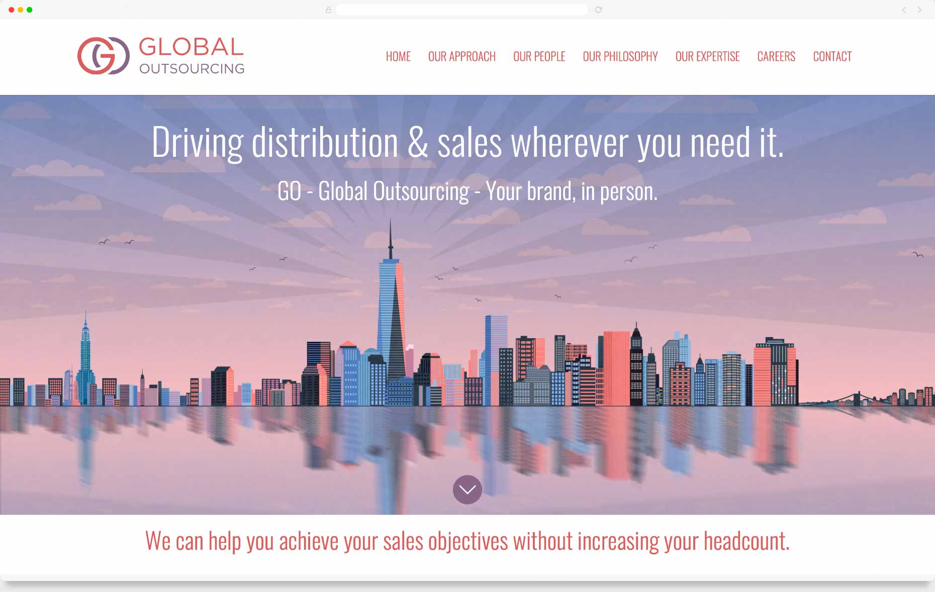 Website Design & Development - GO ~ Global Outsourcing, London, New York, Sydney, Singapore