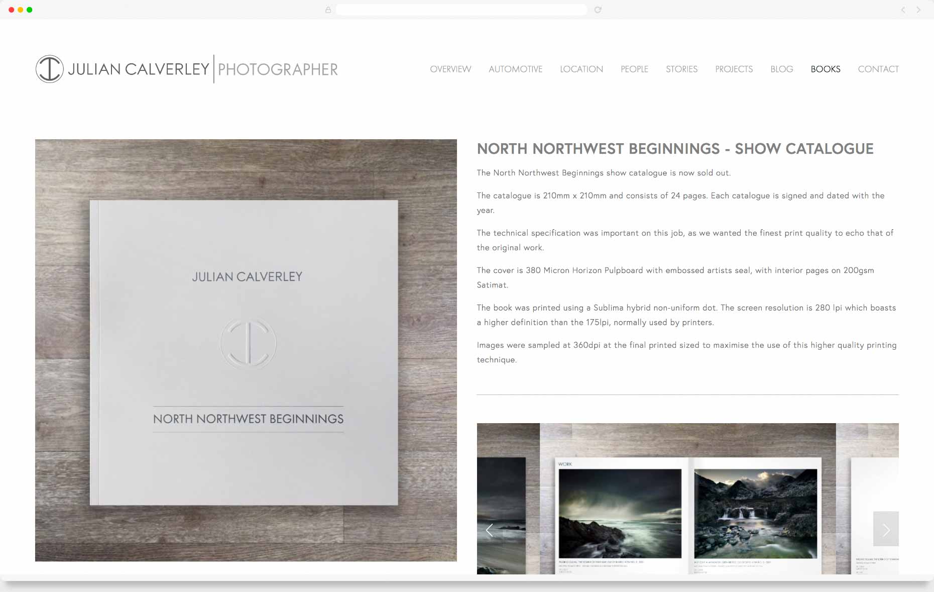 Website Design & Development - Julian Calverley, Hertfordshire
