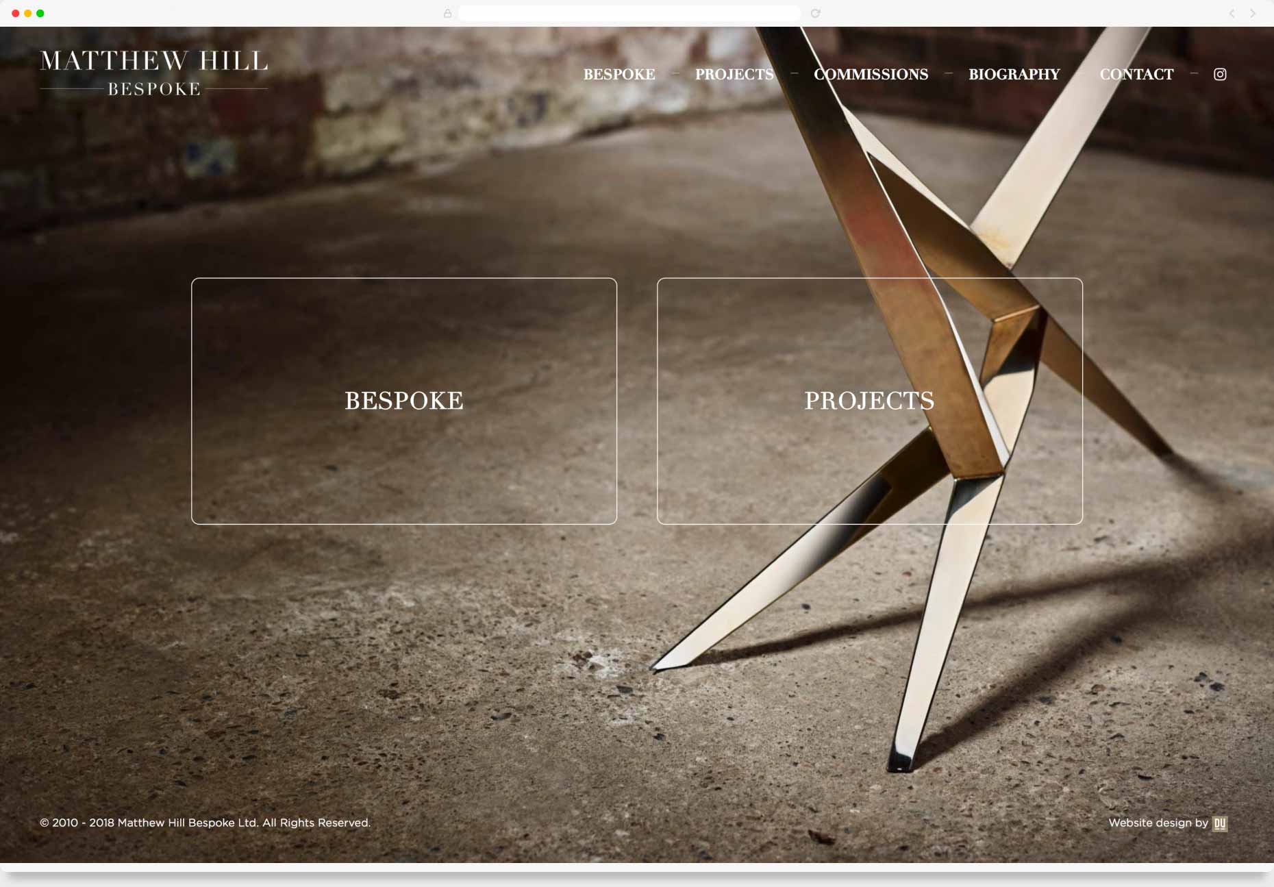 Website Design & Development - Matthew Hill Bespoke, Hertfordshire