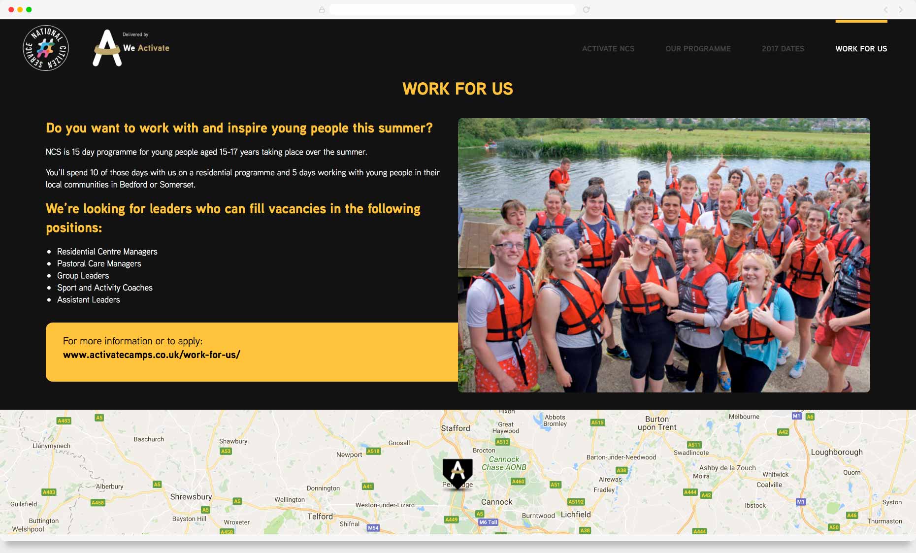 Website Design & Development - Activate Group, Staffordshire