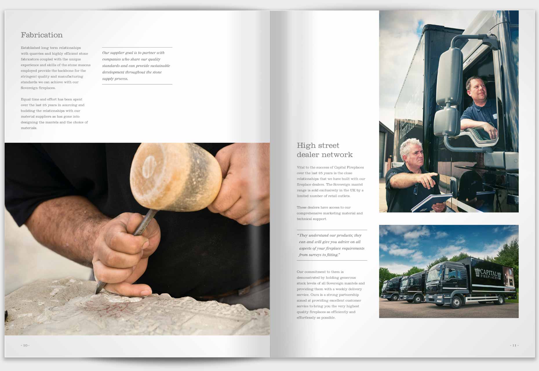 Graphic Design, Brochure Design & Logo Design - Capital Fireplaces, , Bedfordshire