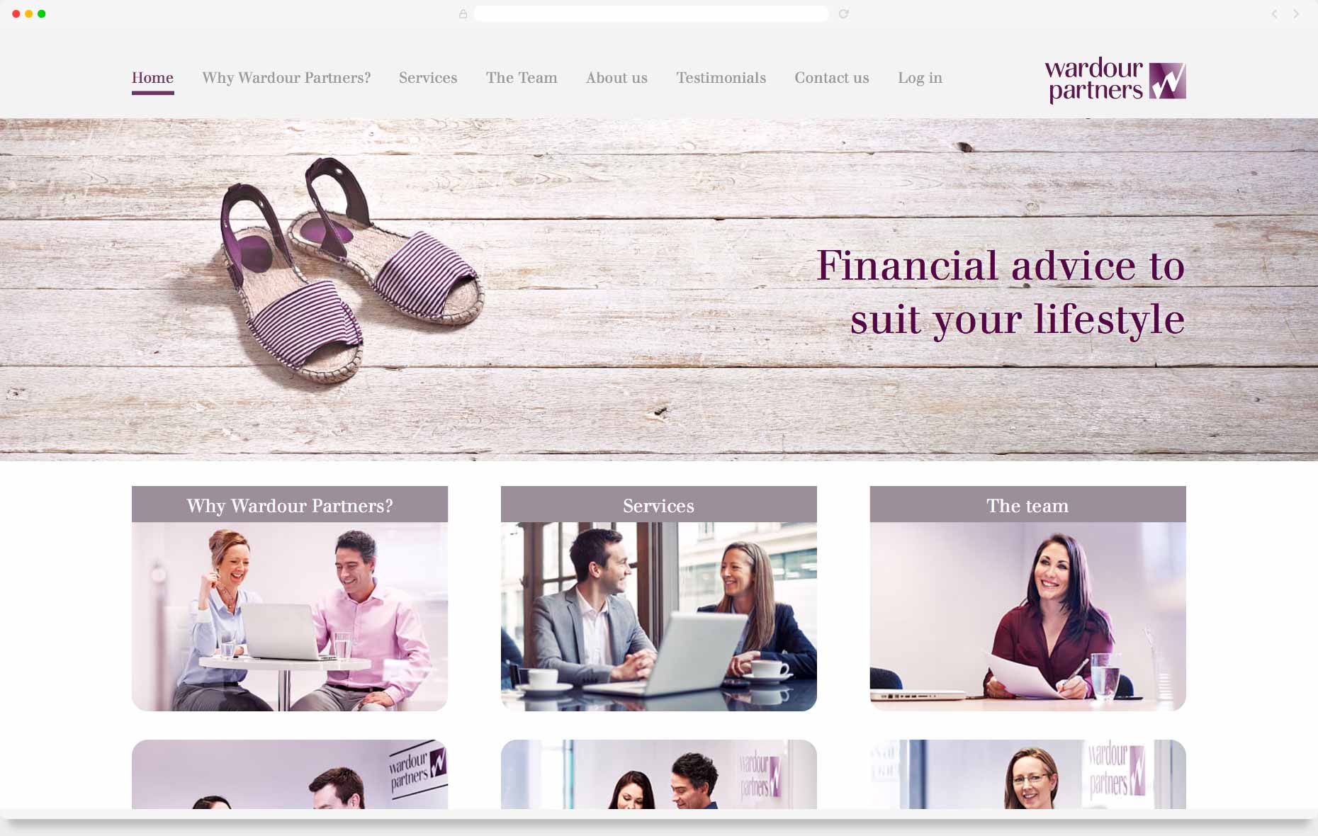 Website Design & Development - Wardour Partners, London